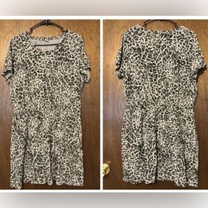 Leopard Print Women's Dress